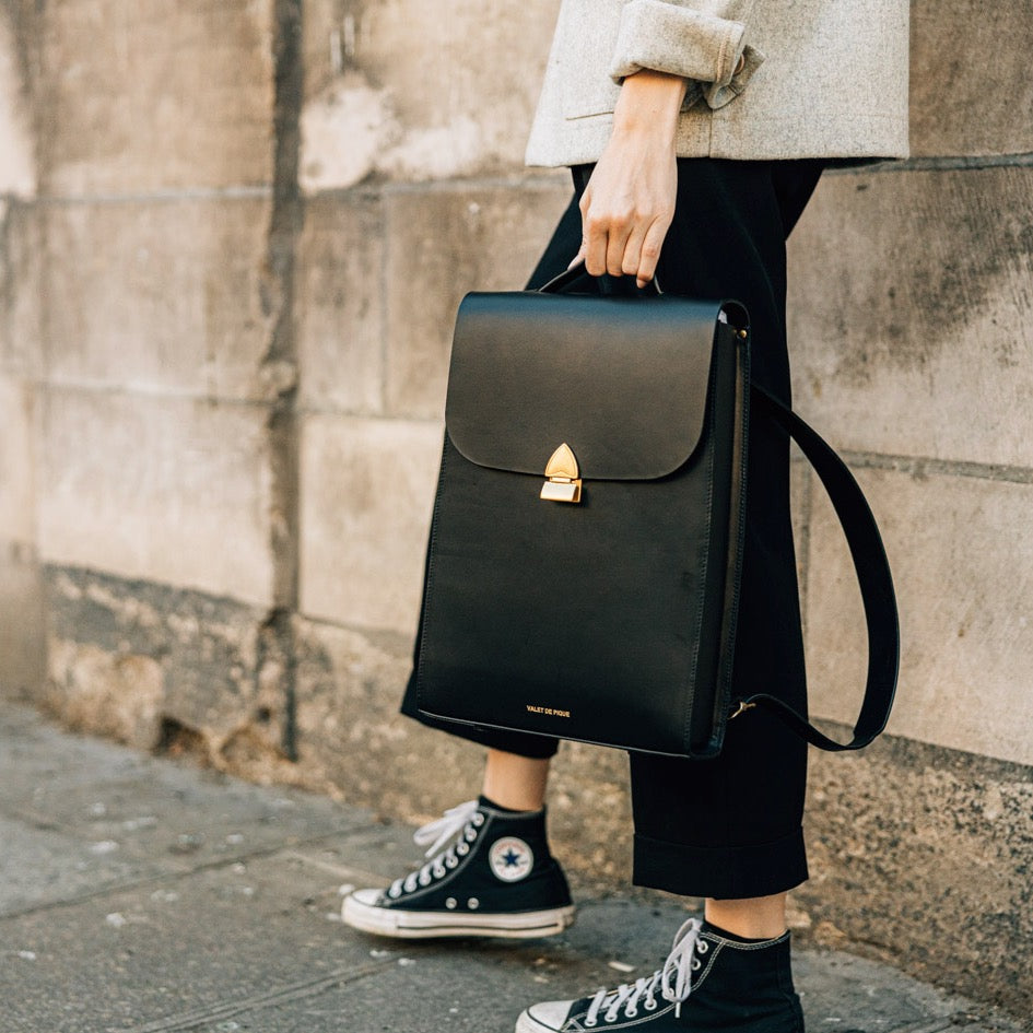 Sac à dos 2025 femme cuir noir